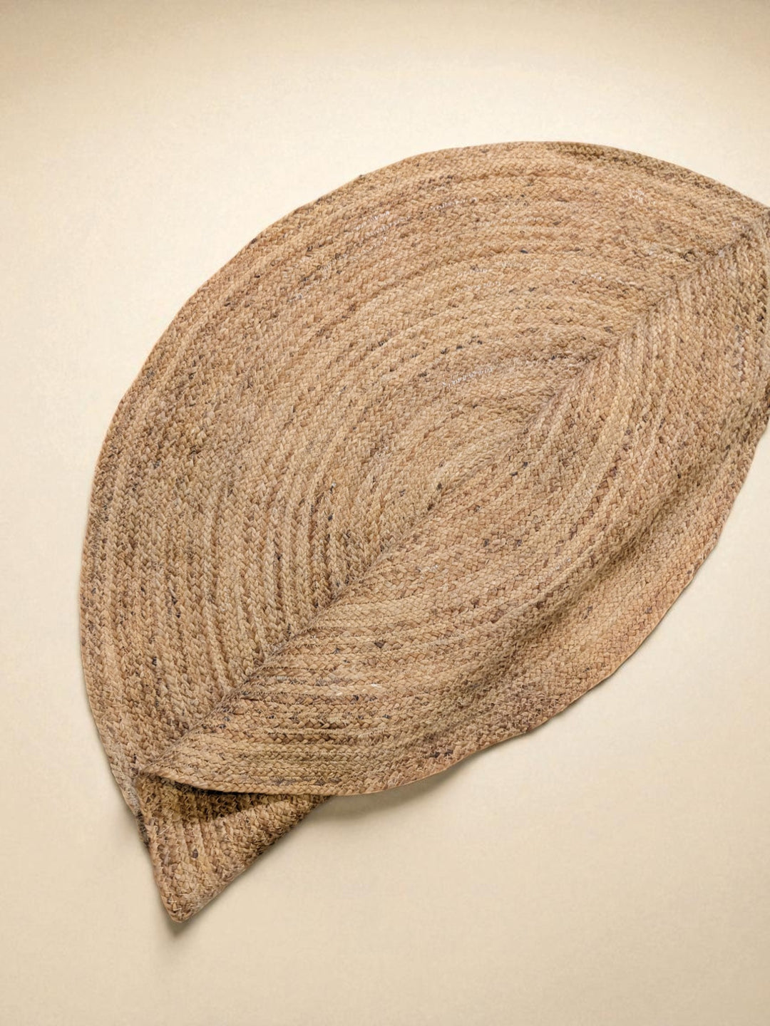 Braided Natural Round Jute Rug - Size: 4 x 4