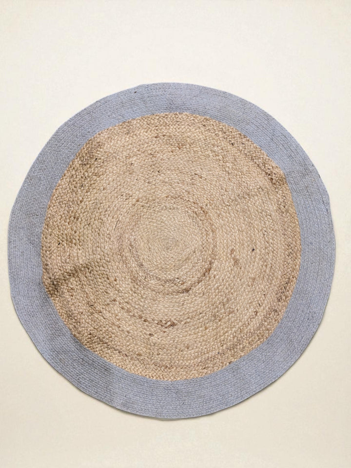 Braided Natural Round Jute Rug  - Size: 2.10 x 2.10