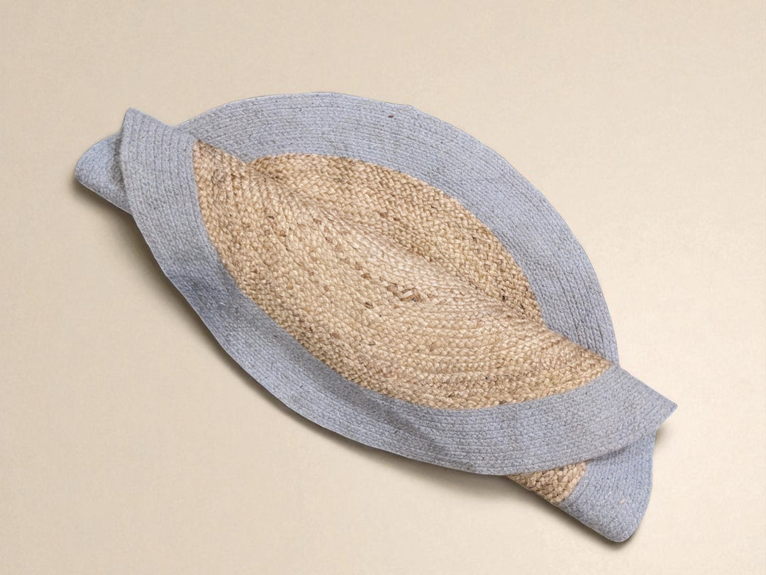 Braided Natural Round Jute Rug  - Size: 2.10 x 2.10