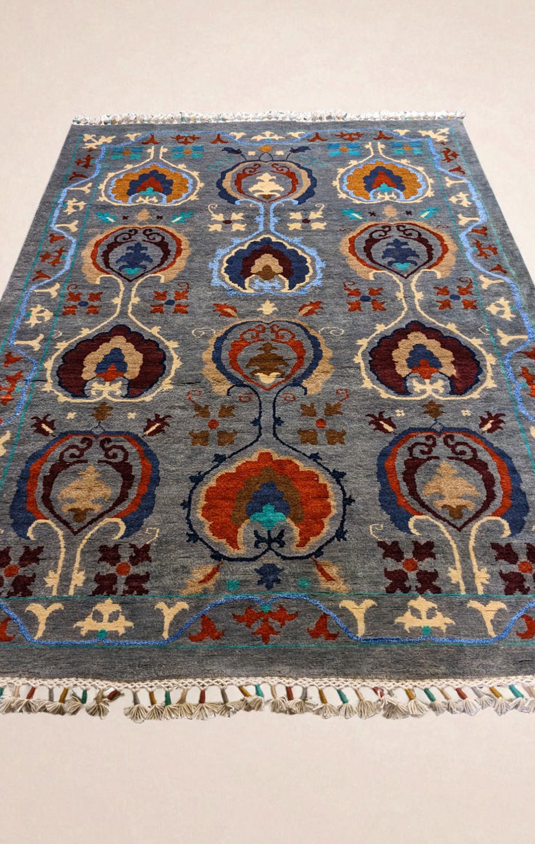 Suzani Modern Chobi Rug - Size: 6.2 x 4