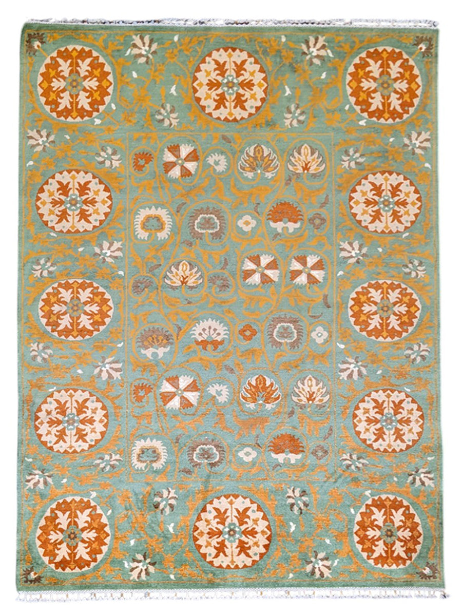 Suzani Modern Chobi Rug - Size: 9.2 x 6.2