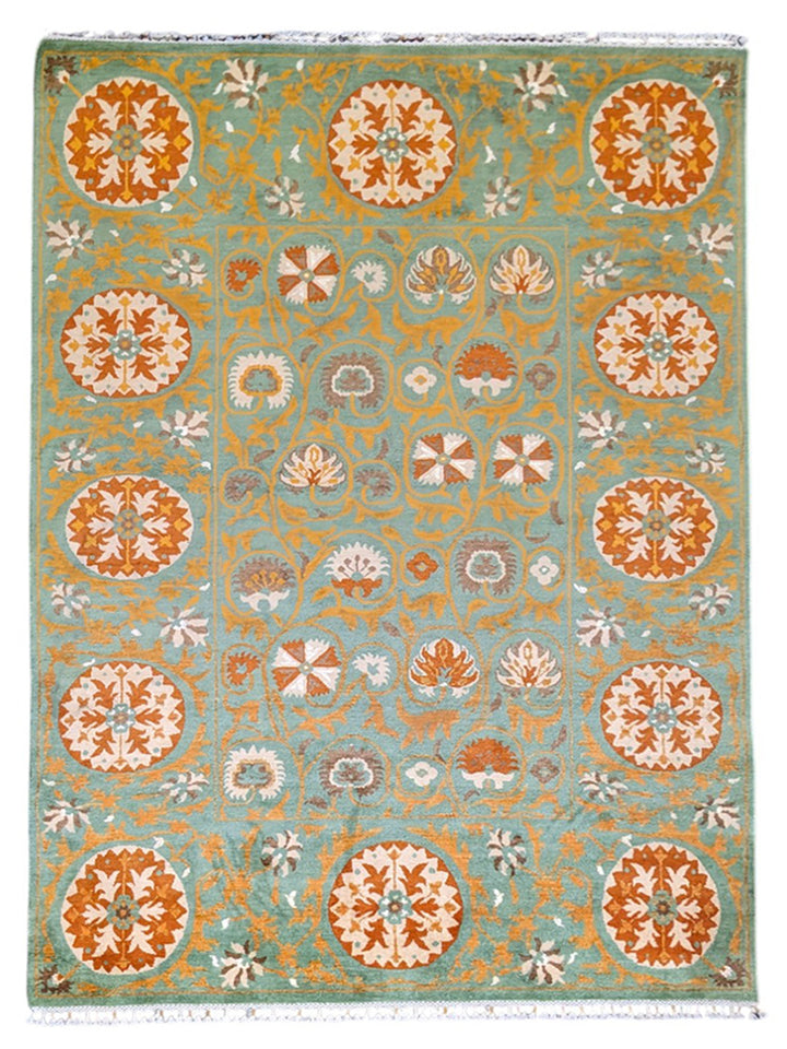 Suzani Modern Chobi Rug - Size: 9.2 x 6.2