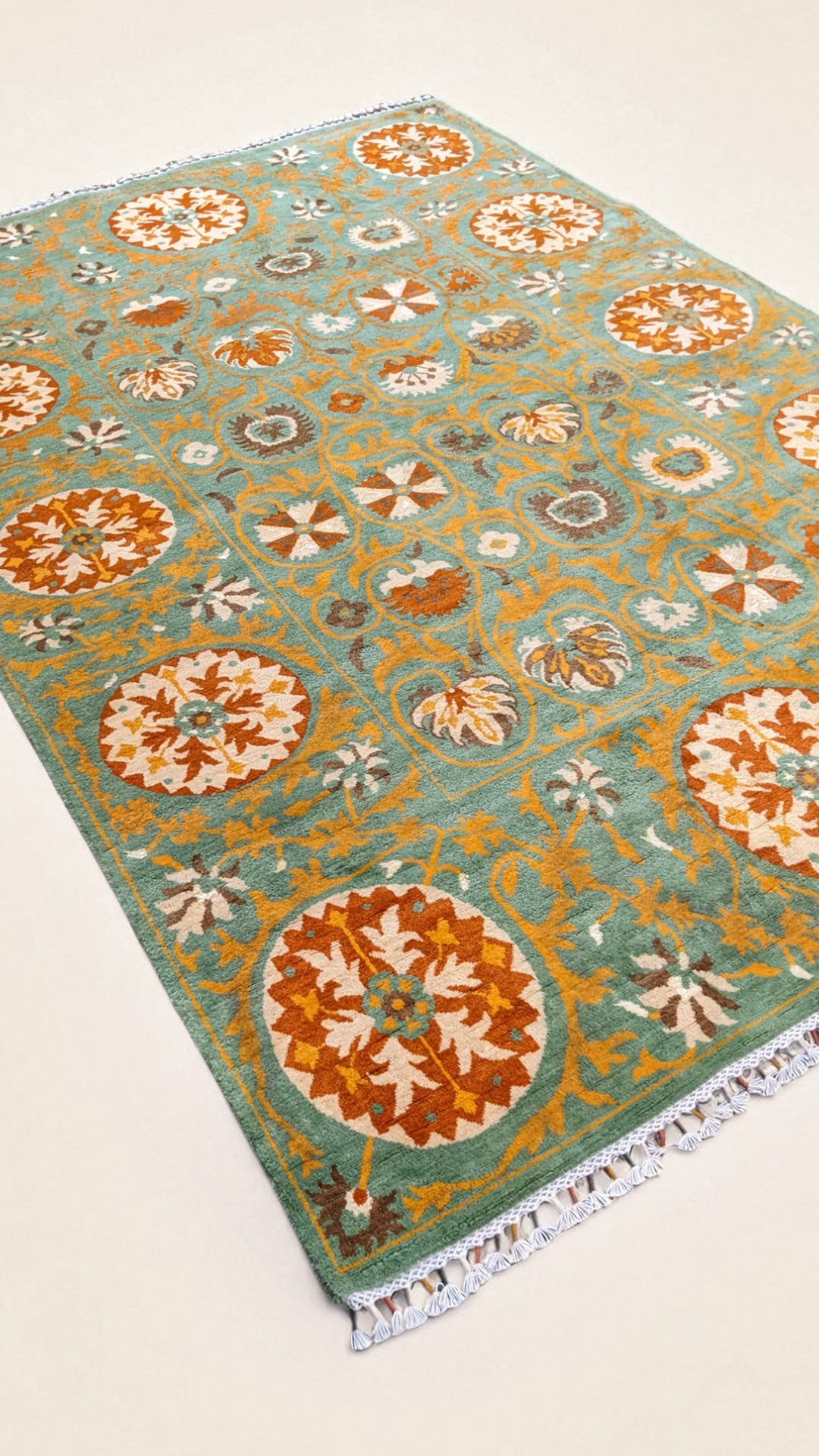 Suzani Modern Chobi Rug - Size: 9.2 x 6.2