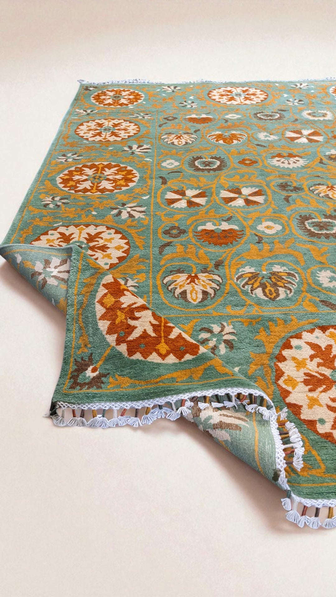 Suzani Modern Chobi Rug - Size: 9.2 x 6.2