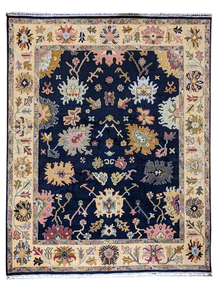 Oushak Chobi Rug - Size: 10.5 x 8