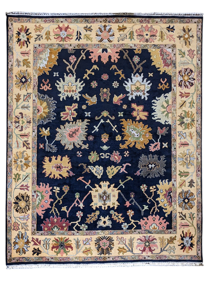 Oushak Chobi Rug - Size: 10.5 x 8