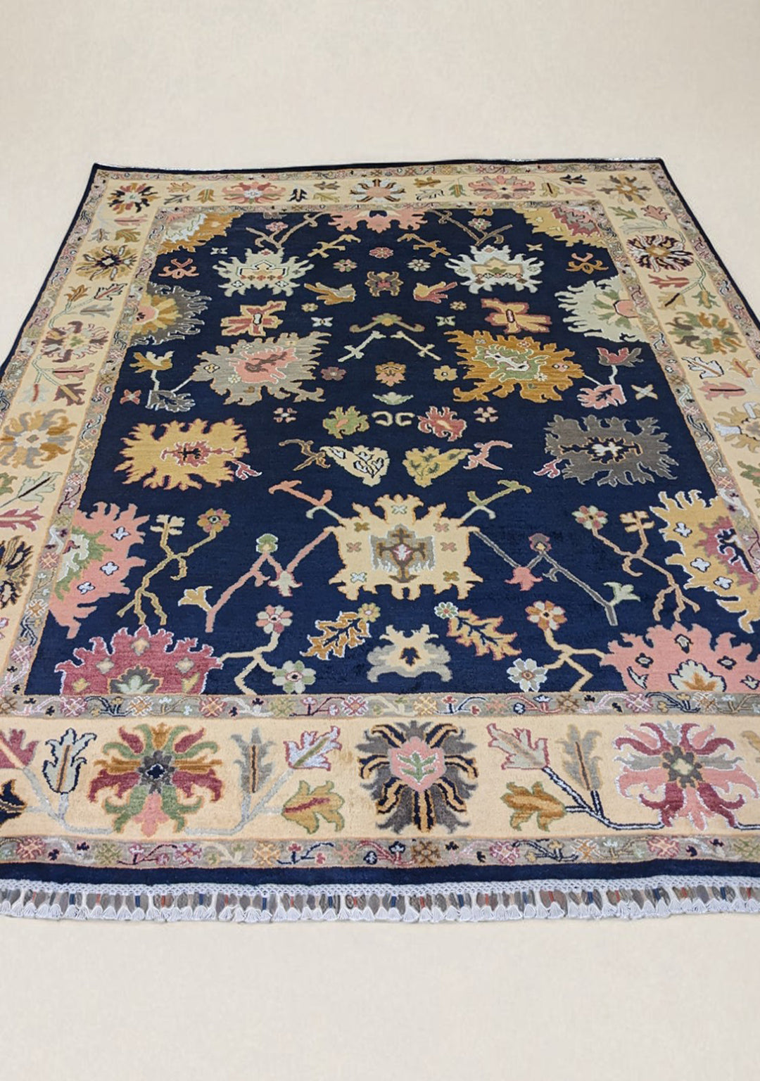 Oushak Chobi Rug - Size: 10.5 x 8