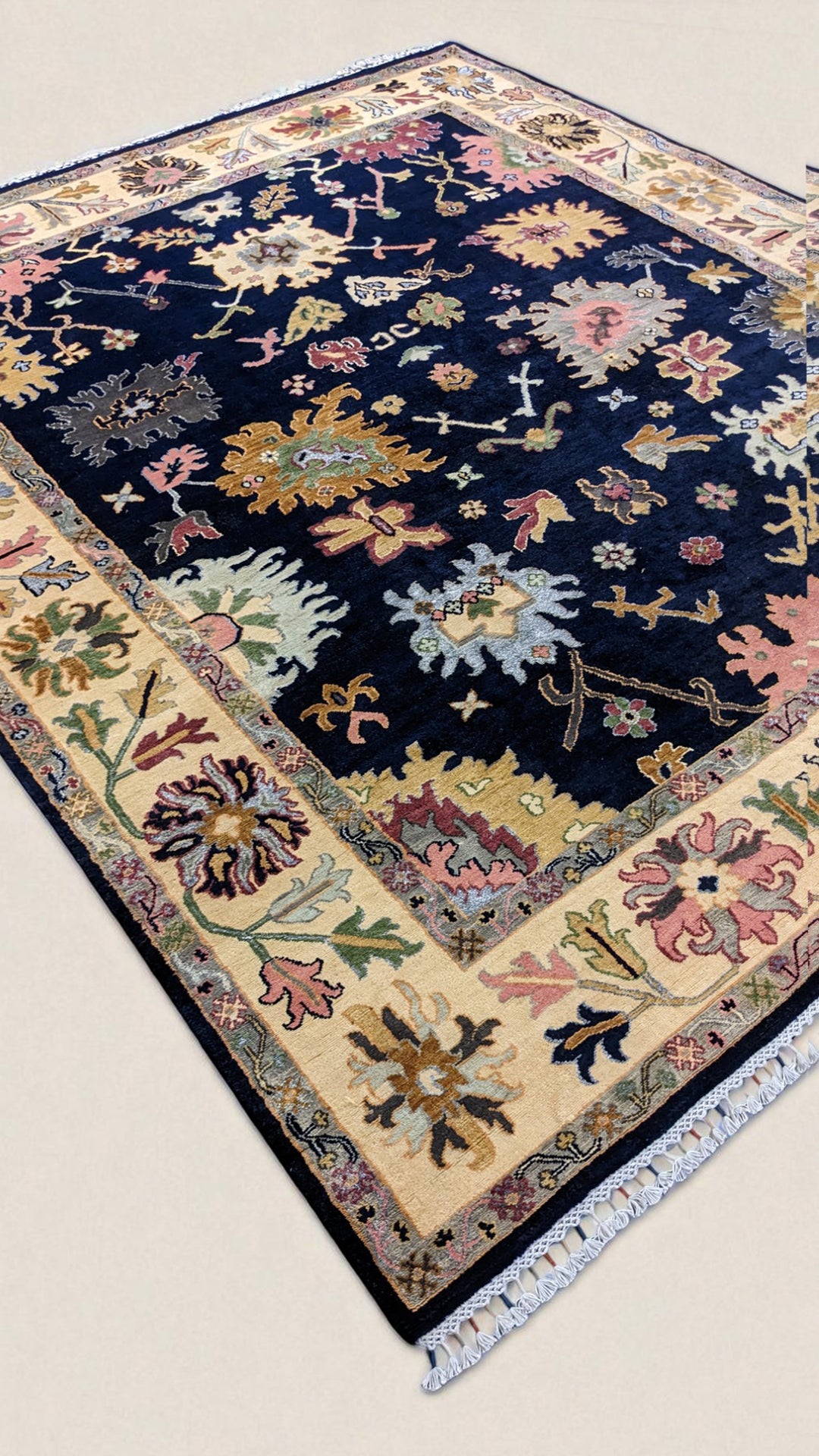 Oushak Chobi Rug - Size: 10.5 x 8