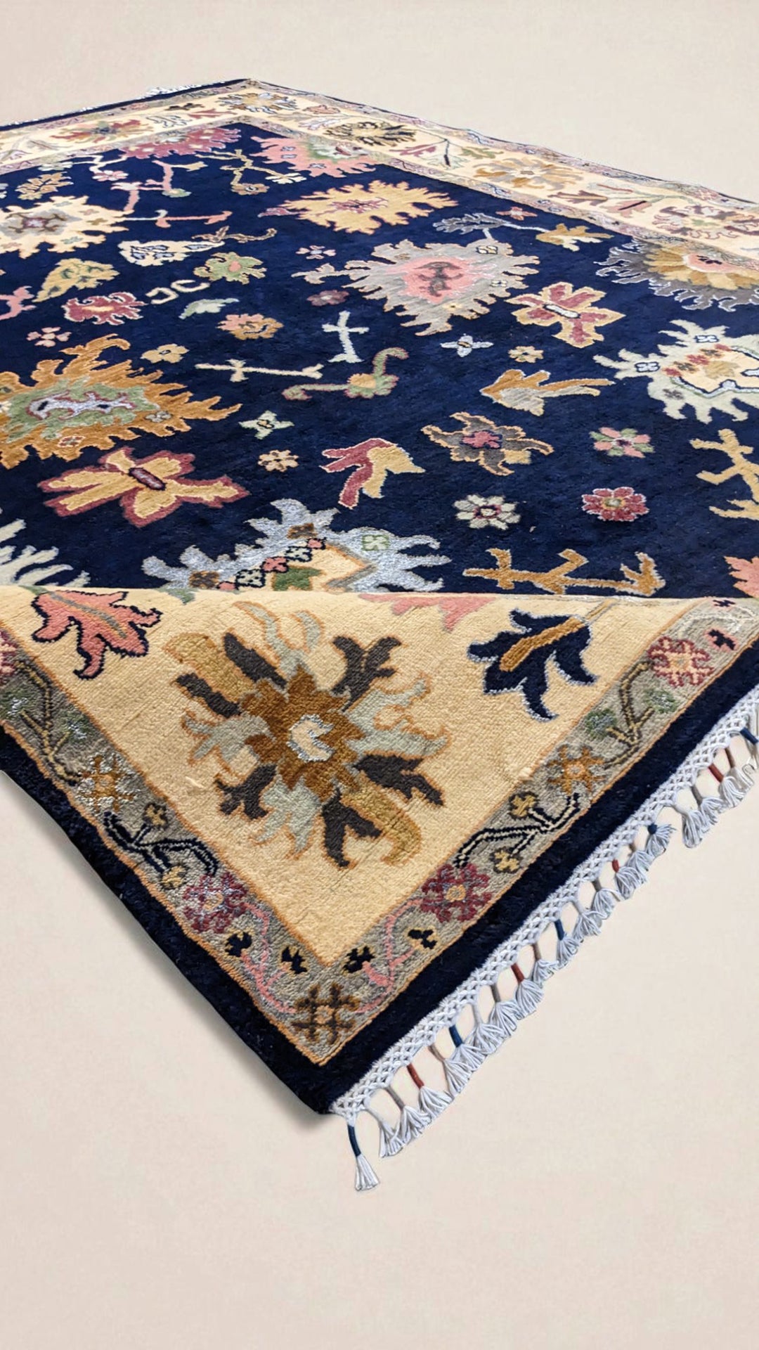Oushak Chobi Rug - Size: 10.5 x 8