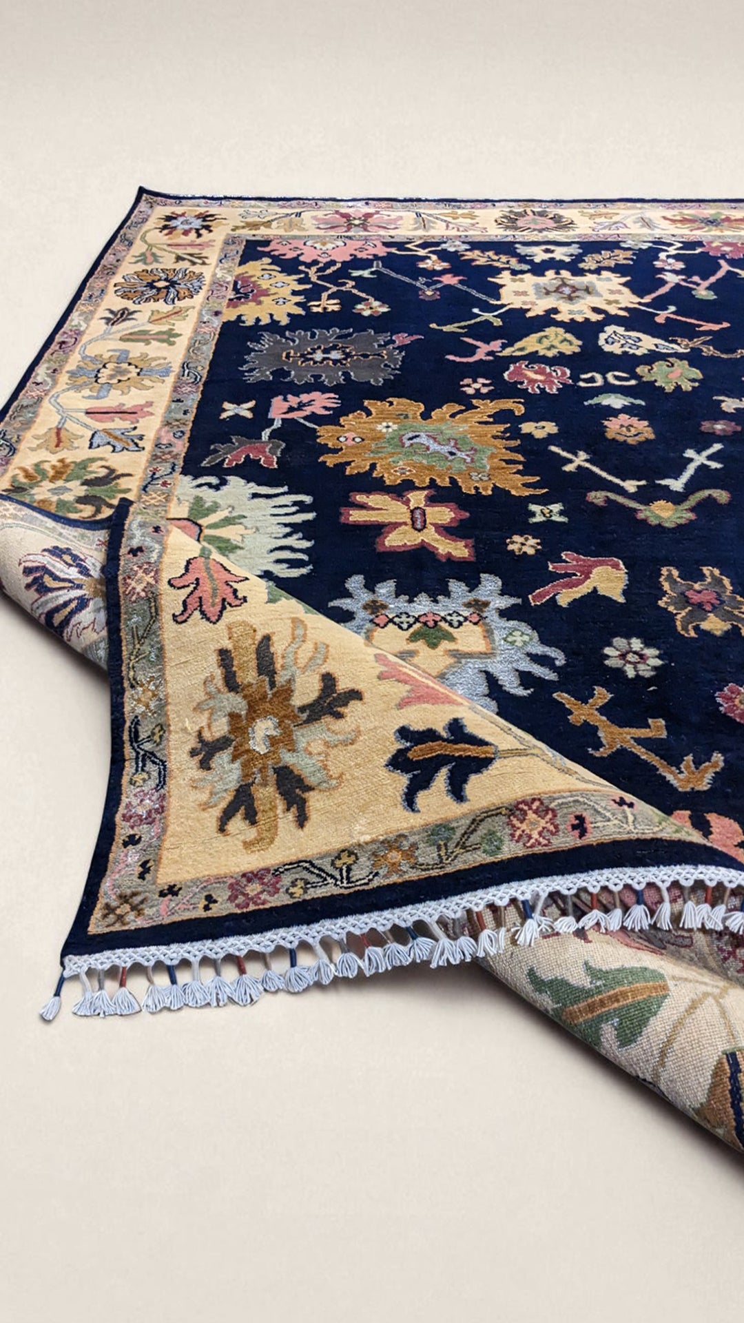 Oushak Chobi Rug - Size: 10.5 x 8