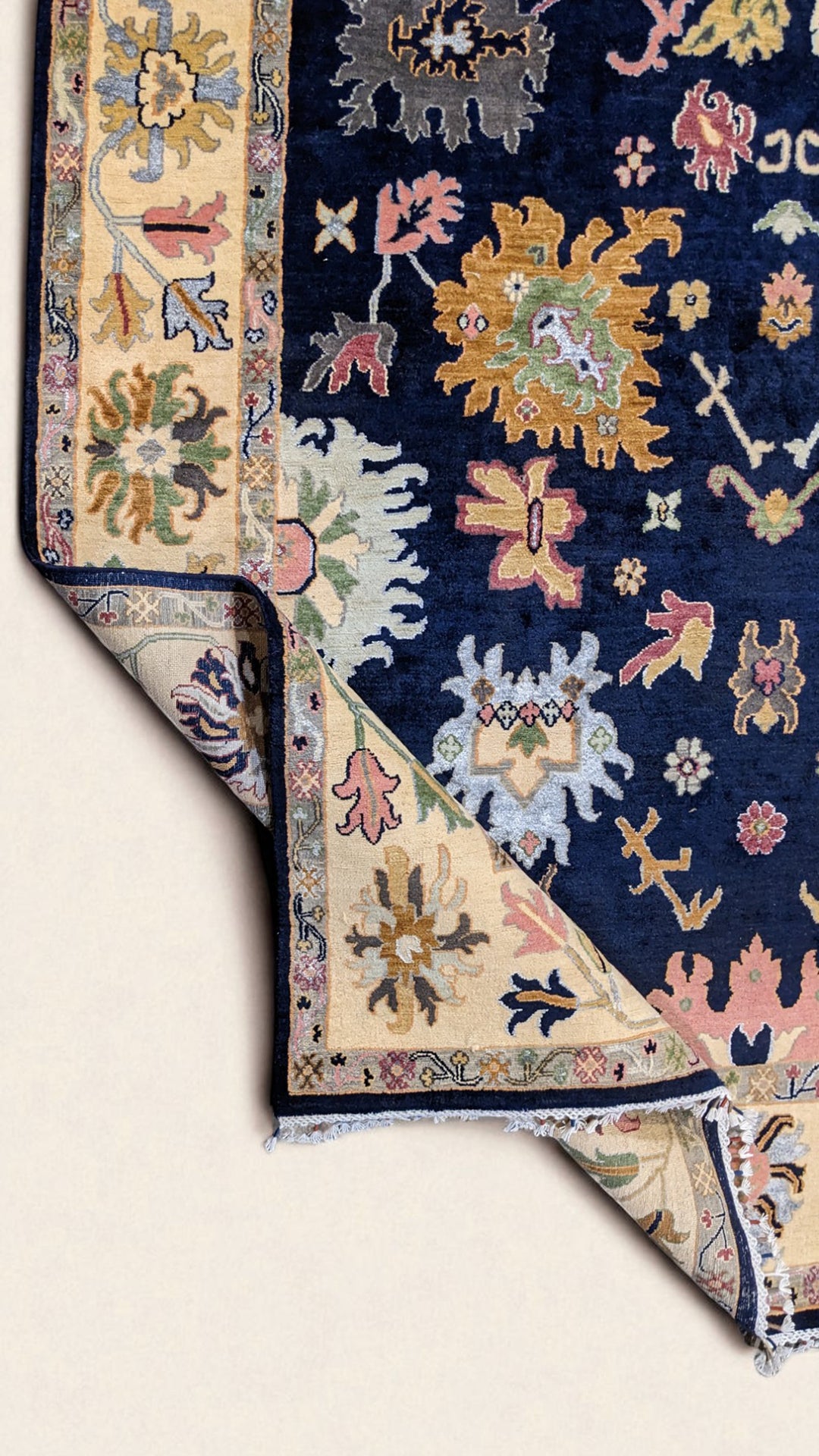 Oushak Chobi Rug - Size: 10.5 x 8