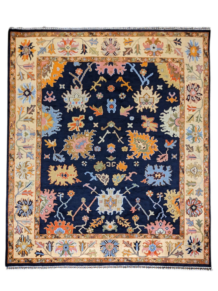 Oushak Chobi Rug - Size: 10.3 x 8.2