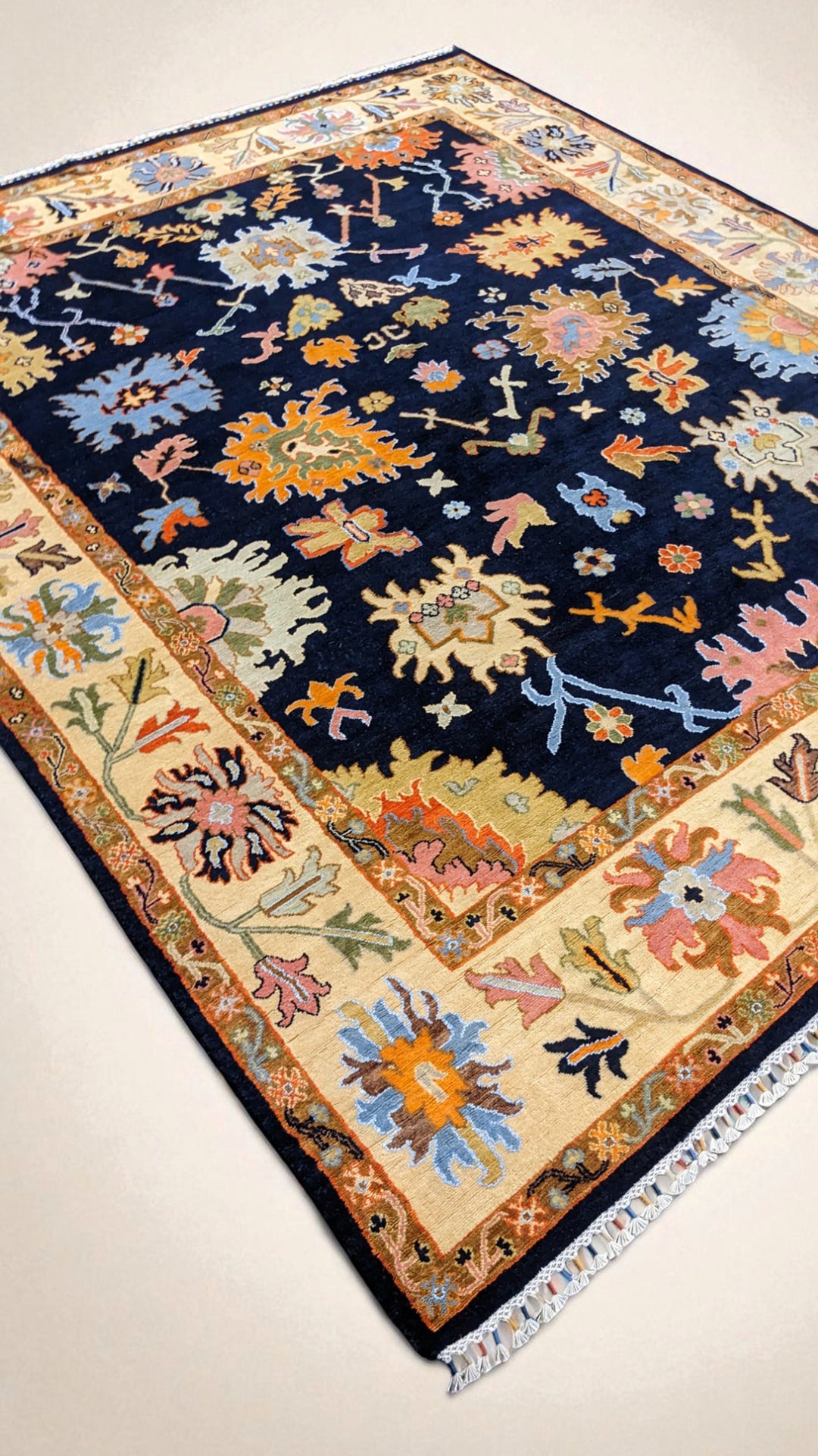 Oushak Chobi Rug - Size: 10.3 x 8.2