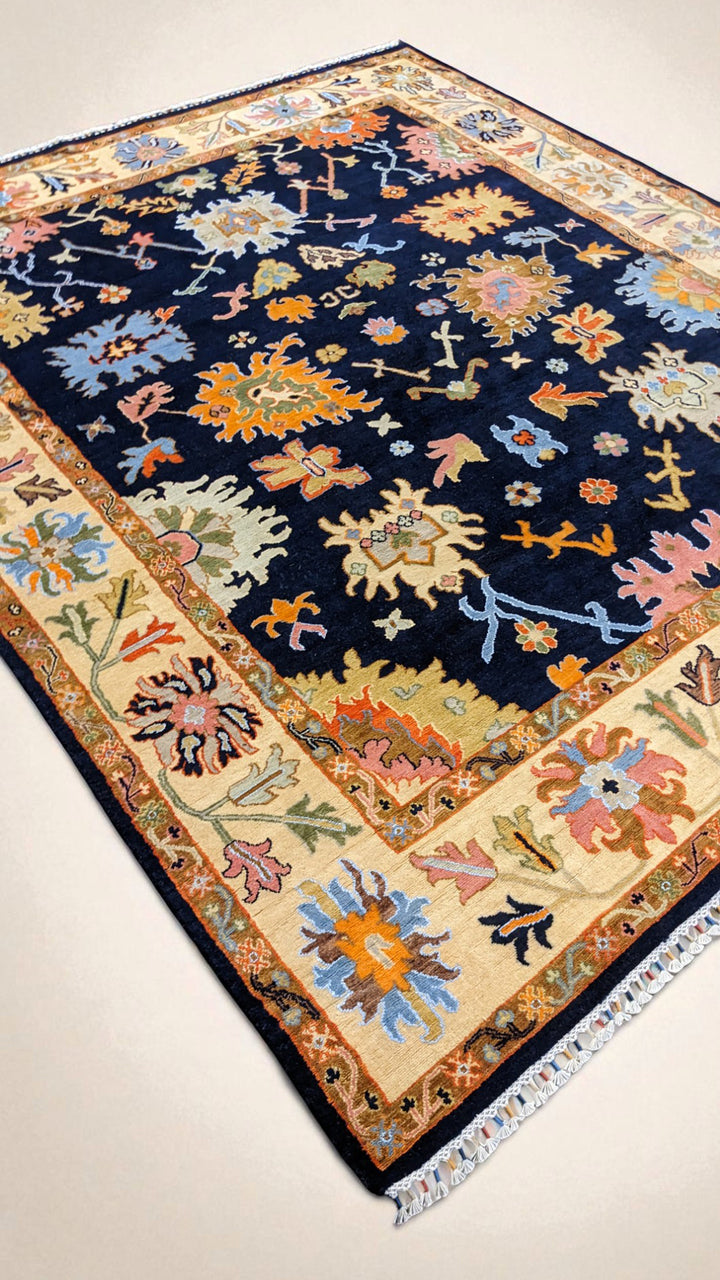 Oushak Chobi Rug - Size: 10.3 x 8.2