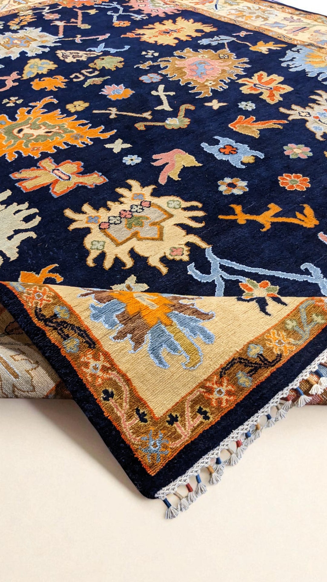 Oushak Chobi Rug - Size: 10.3 x 8.2