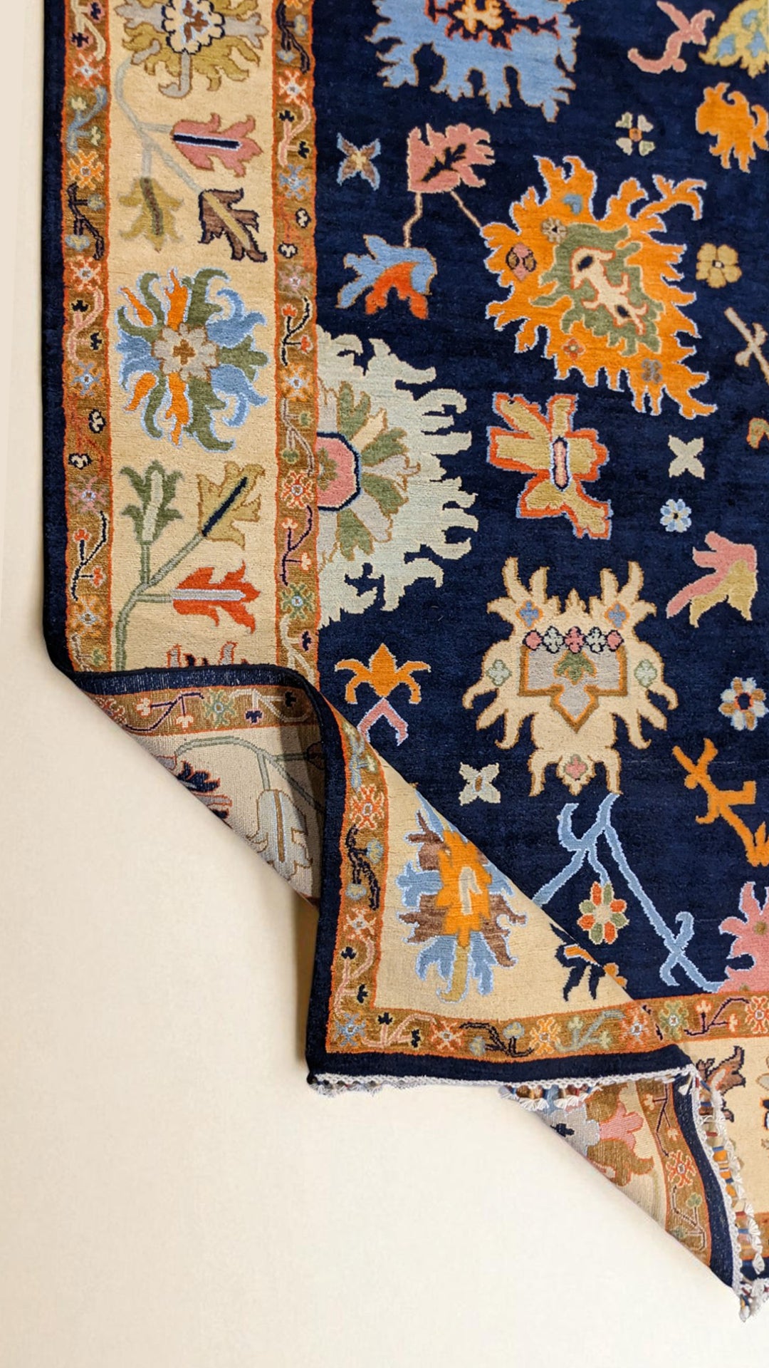 Oushak Chobi Rug - Size: 10.3 x 8.2