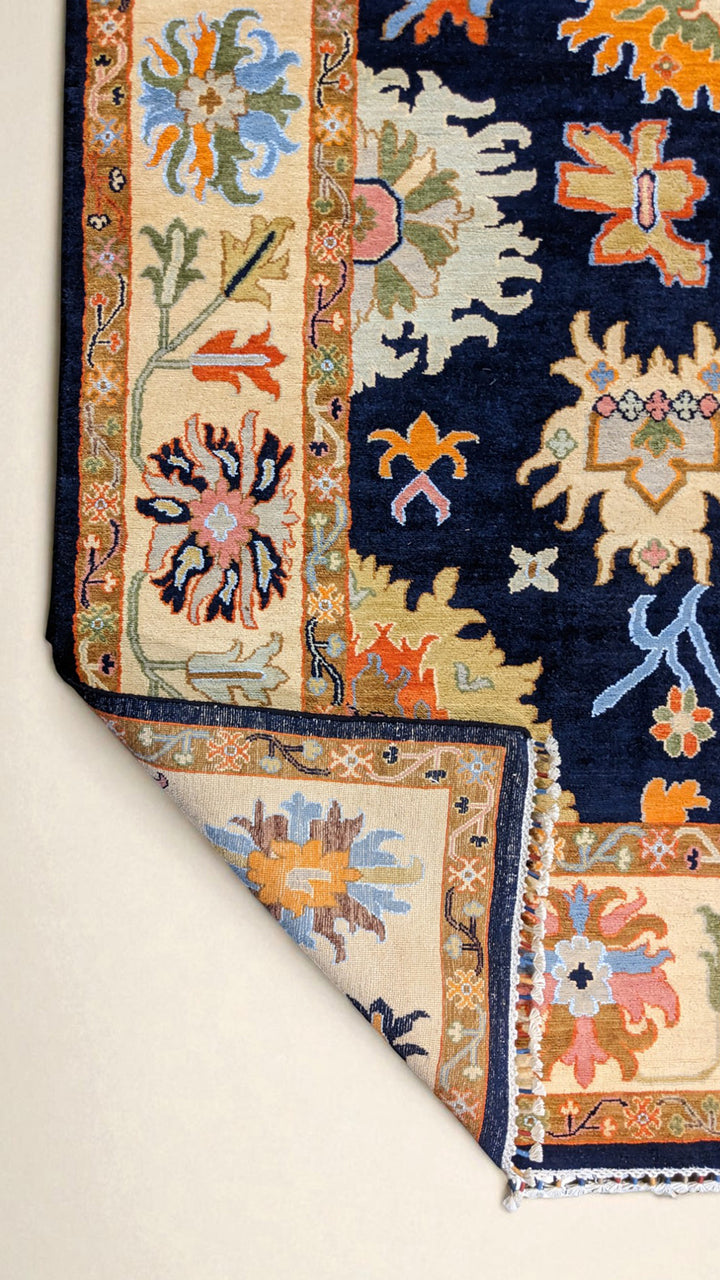 Oushak Chobi Rug - Size: 10.3 x 8.2