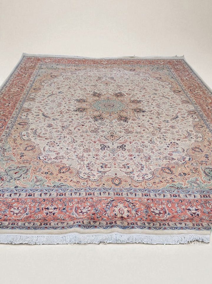 Tabriz Style Pakistani Rug - Size: 12.5 x 9.1