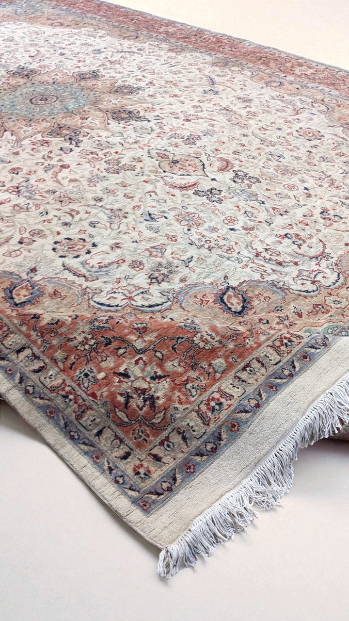 Tabriz Style Pakistani Rug - Size: 12.5 x 9.1