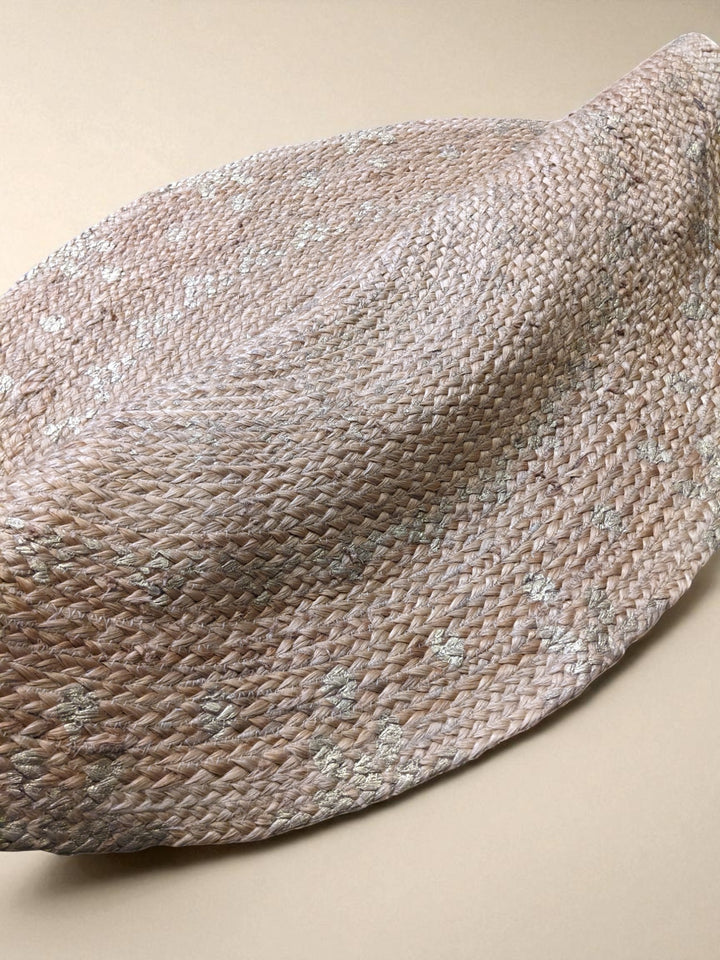 Chunky Natural Jute Rug - Size: 3.9 x 3.9