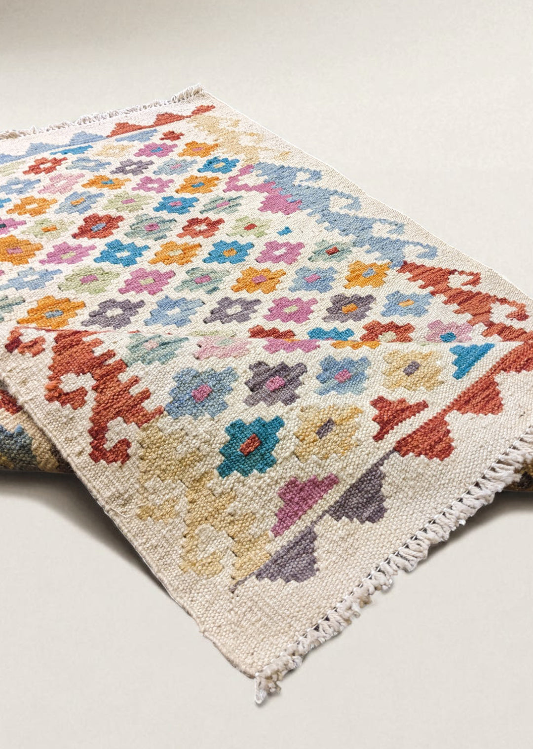 Afghanistan Kilim Rug - Size: 3.3 × 2.1