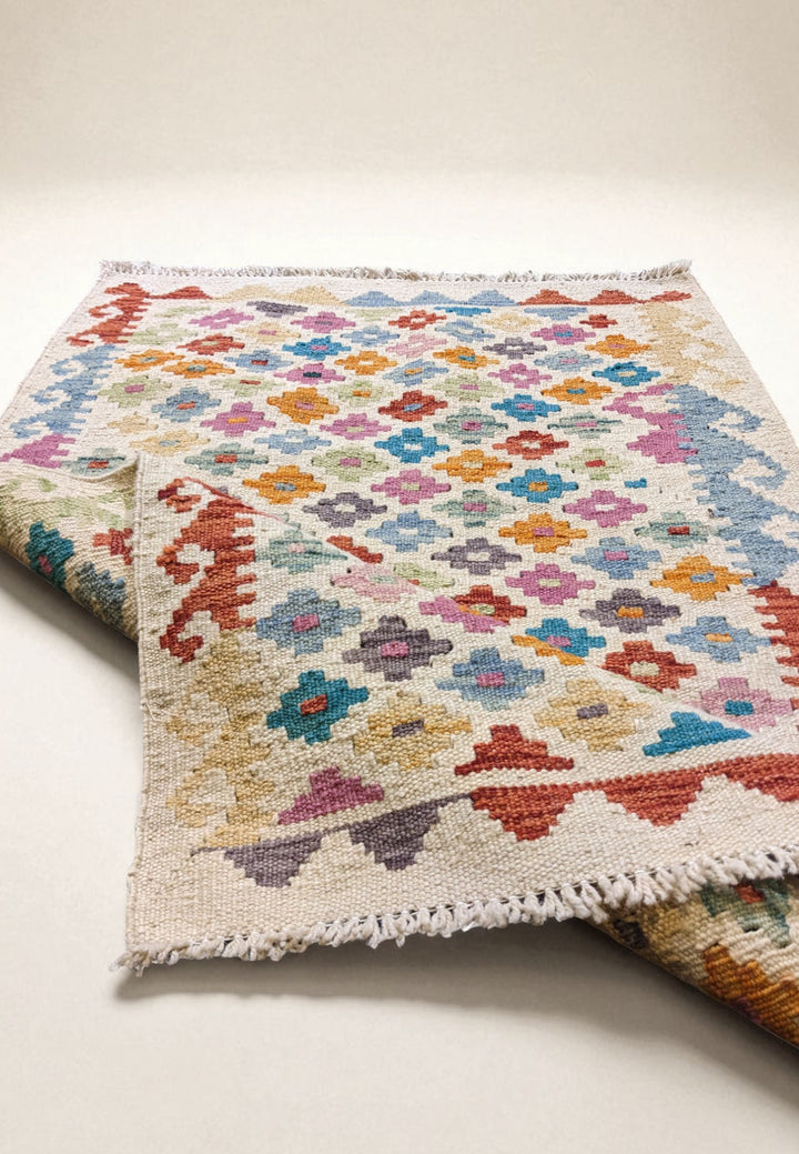 Afghanistan Kilim Rug - Size: 3.3 × 2.1