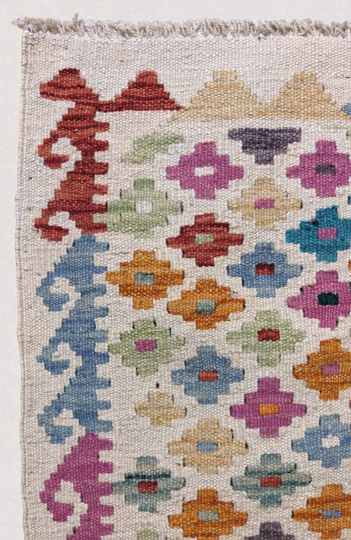 Afghanistan Kilim Rug - Size: 3.3 × 2.1