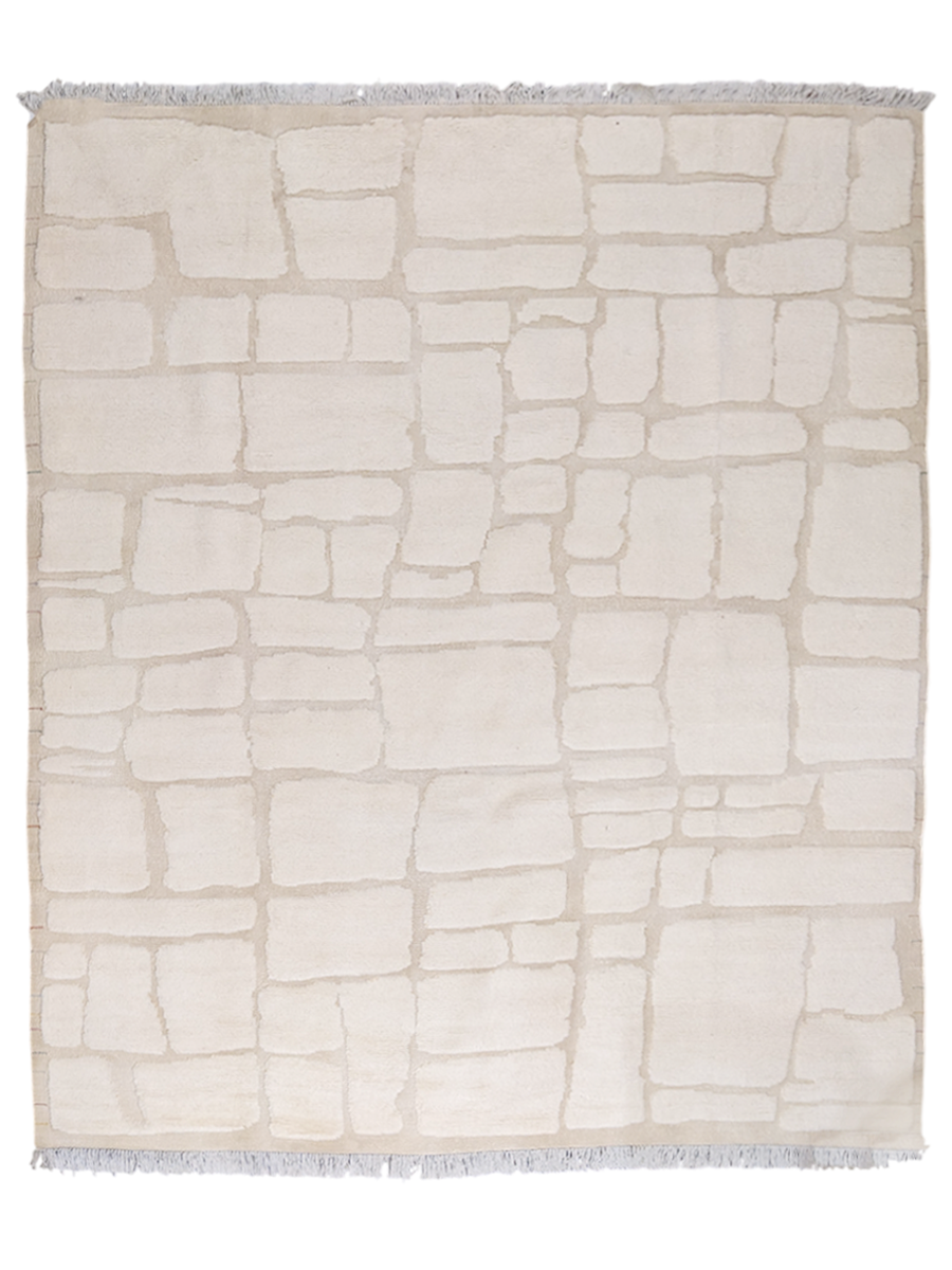 Modishic Hand Knotted Rug - Size: 10.3 x 8.4