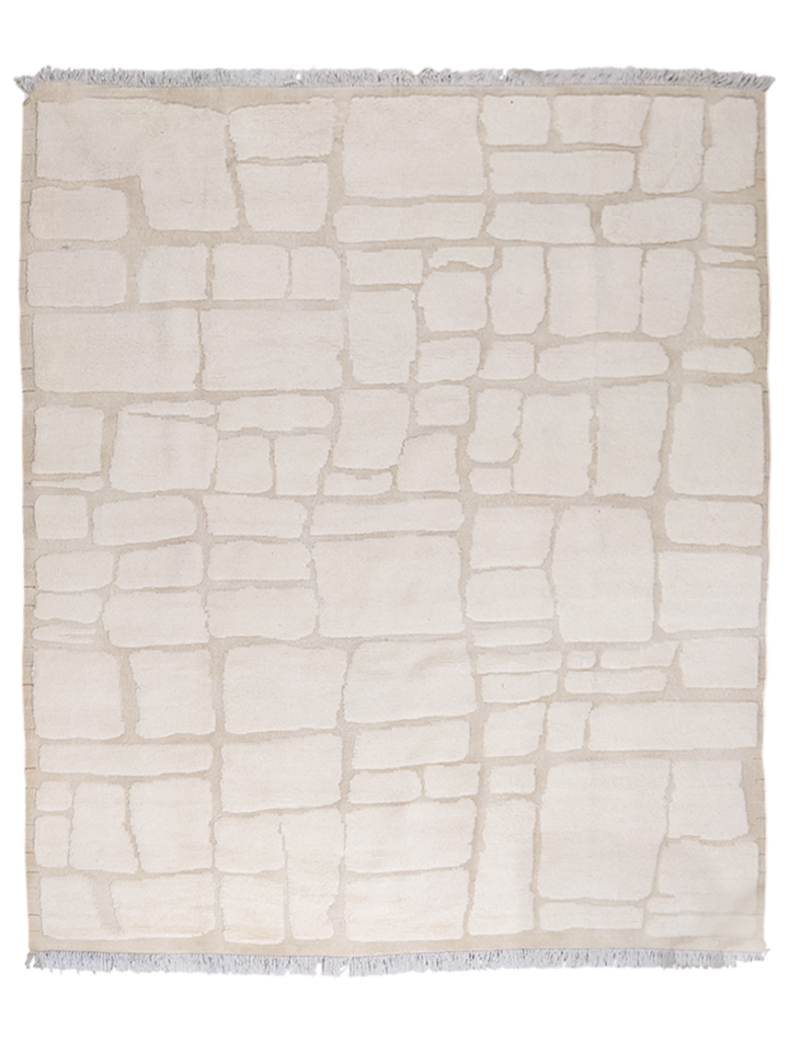 Modishic Hand Knotted Rug - Size: 10.3 x 8.4