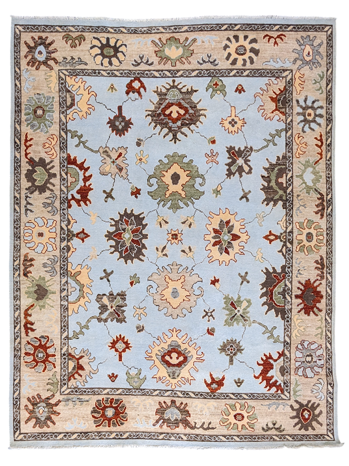 Oushak Chobi Rug - Size: 10 x 8