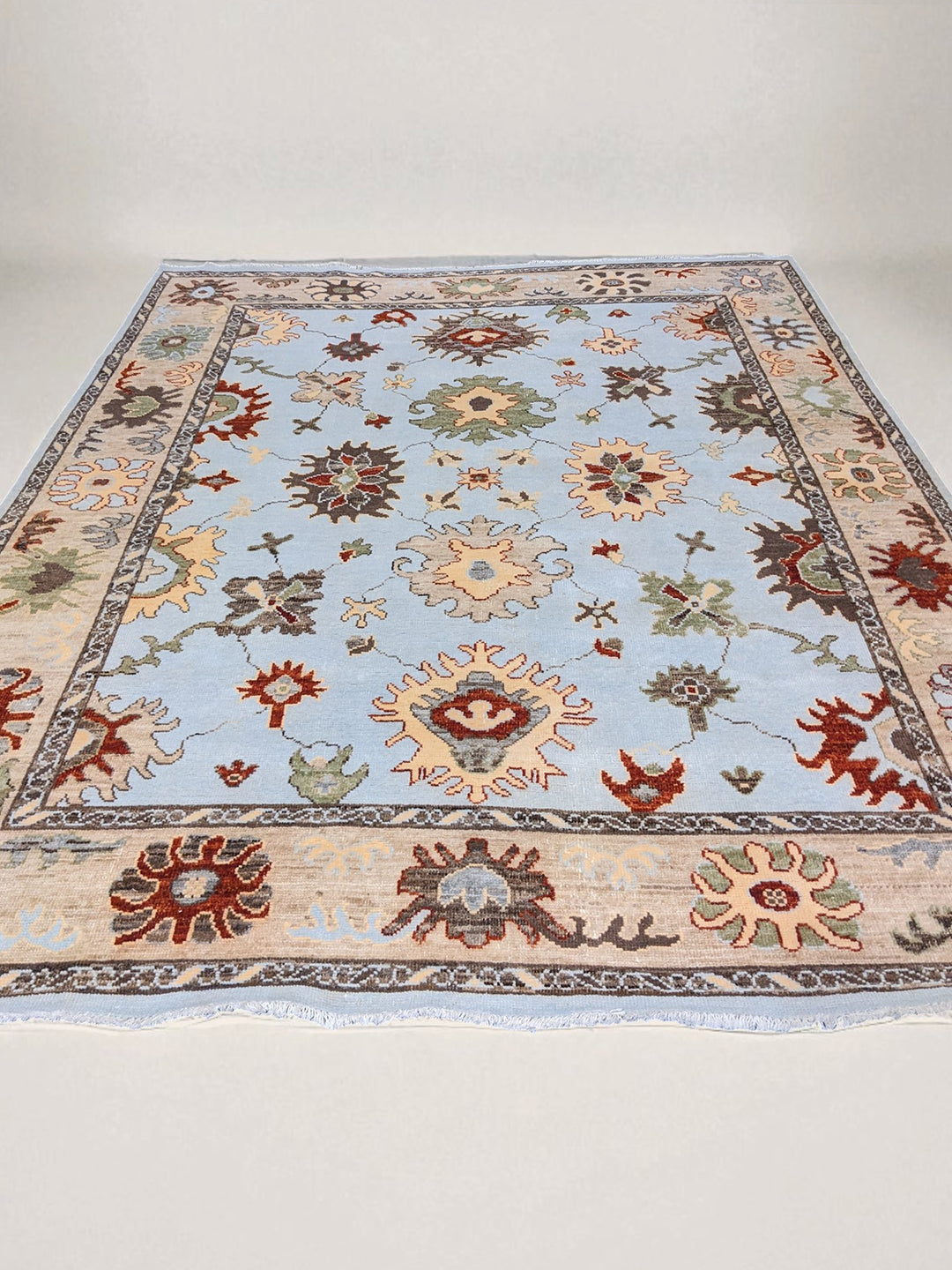 Oushak Chobi Rug - Size: 10 x 8