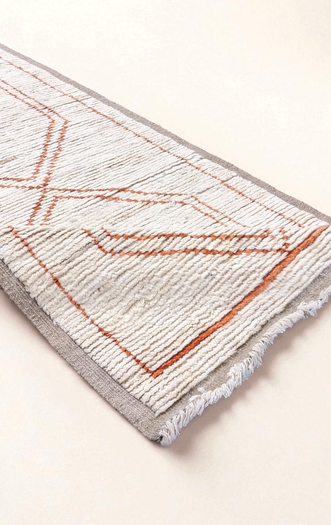 Moroccan Modern Runner - Size: 8.2 x 2.9