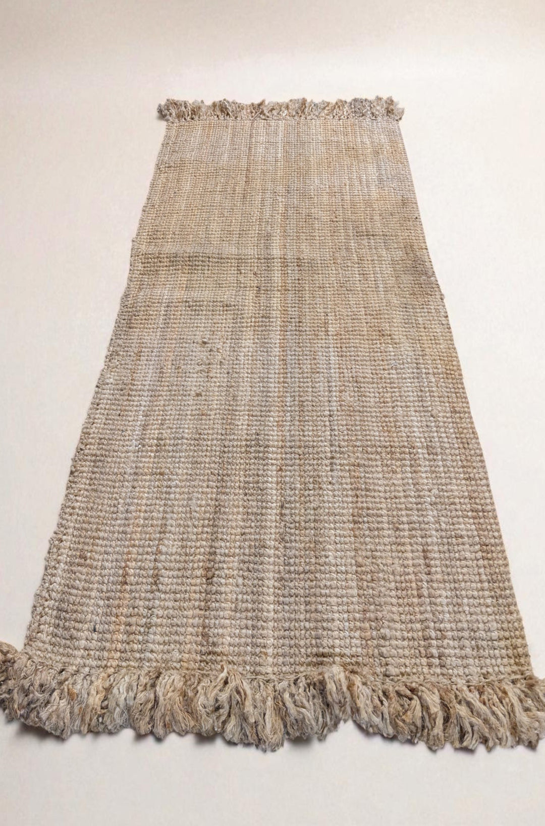 Chunky Natural Jute Runner - Size: 5.10 x 2.9