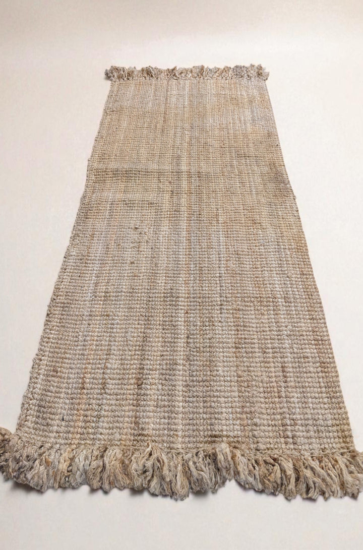 Chunky Natural Jute Runner - Size: 5.10 x 2.9
