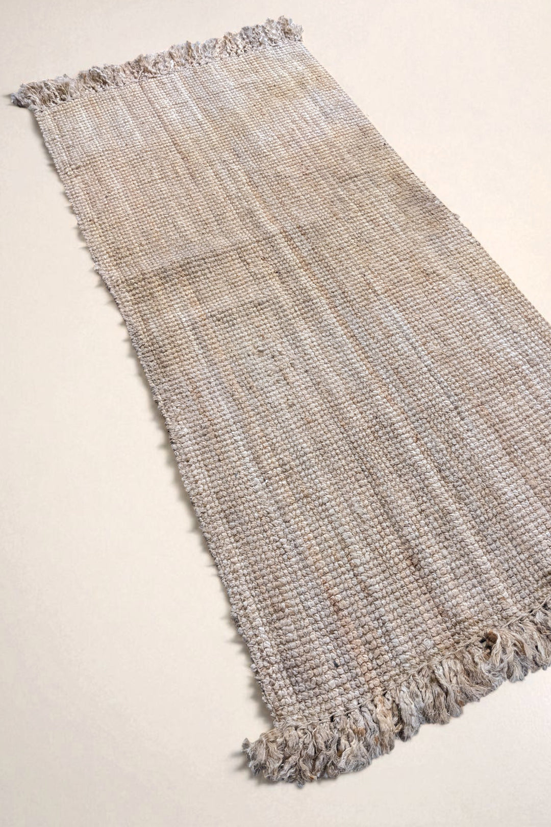 Chunky Natural Jute Runner - Size: 5.10 x 2.9