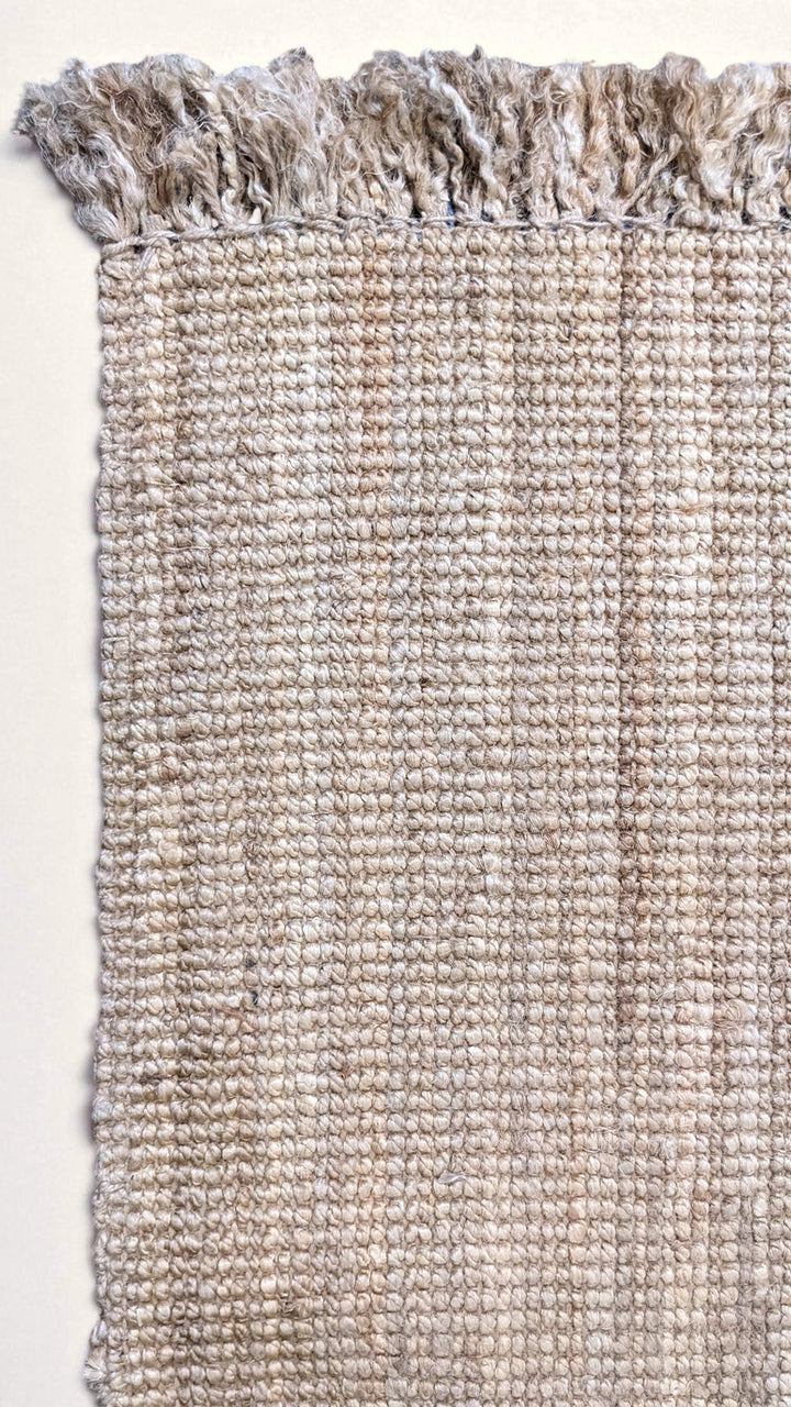 Chunky Natural Jute Runner - Size: 5.10 x 2.9