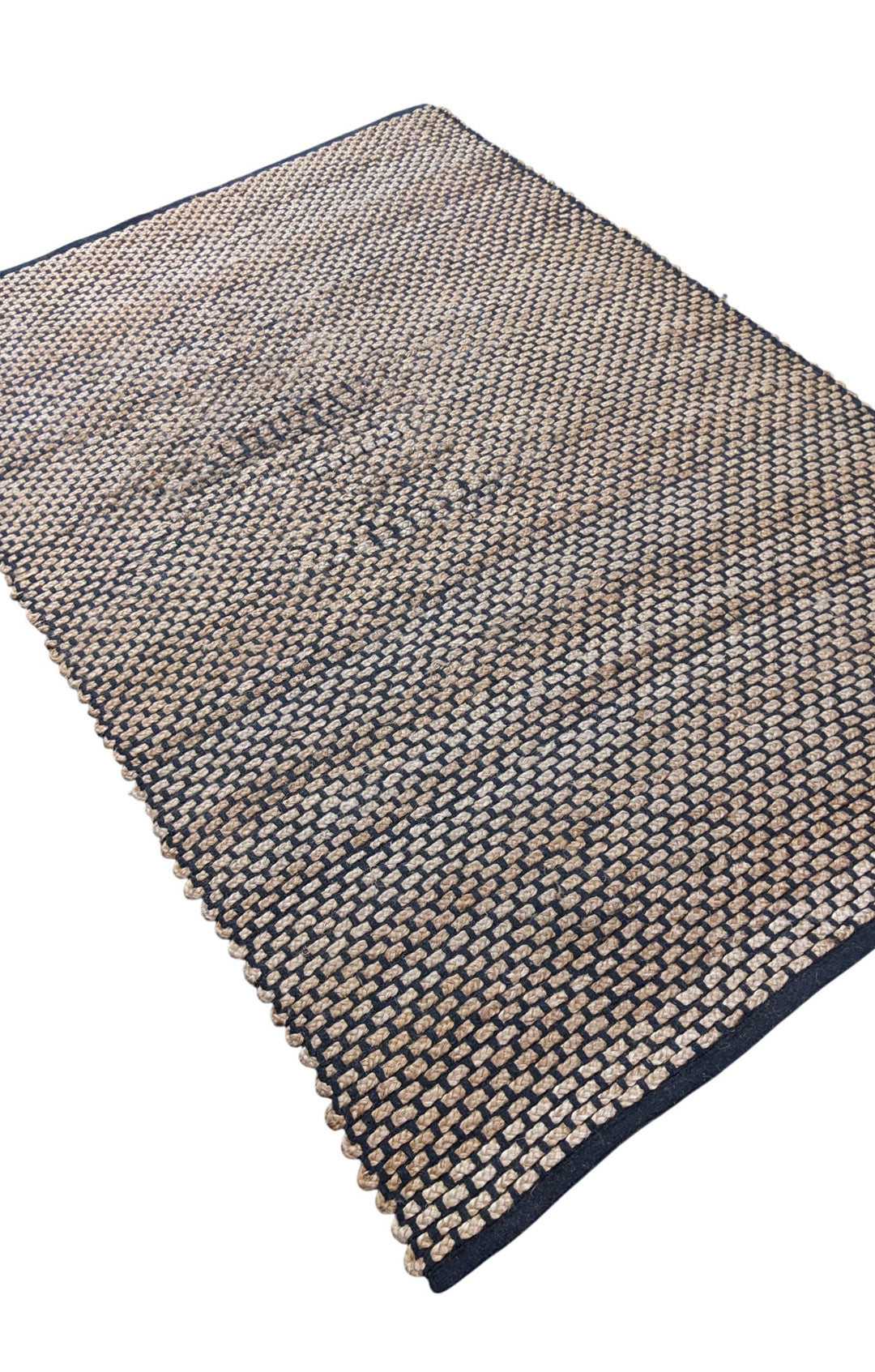 Flatweave Natural Jute Rug - Size: 7.8 x 5.3