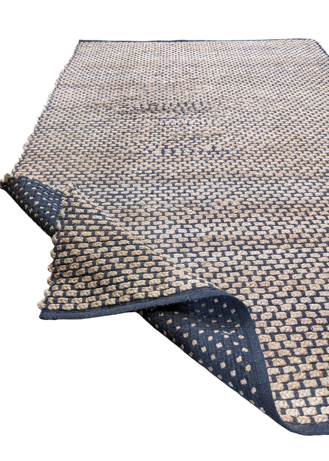 Flatweave Natural Jute Rug - Size: 7.8 x 5.3