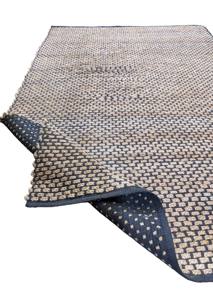 Flatweave Natural Jute Rug - Size: 7.8 x 5.3