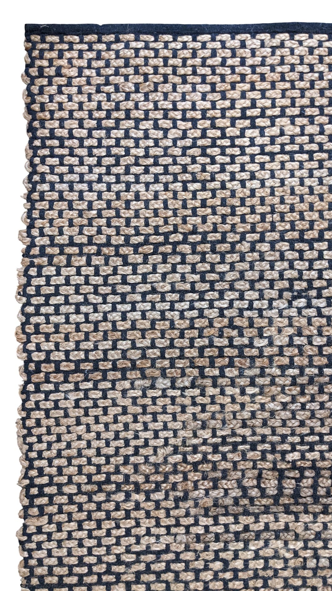 Flatweave Natural Jute Rug - Size: 7.8 x 5.3