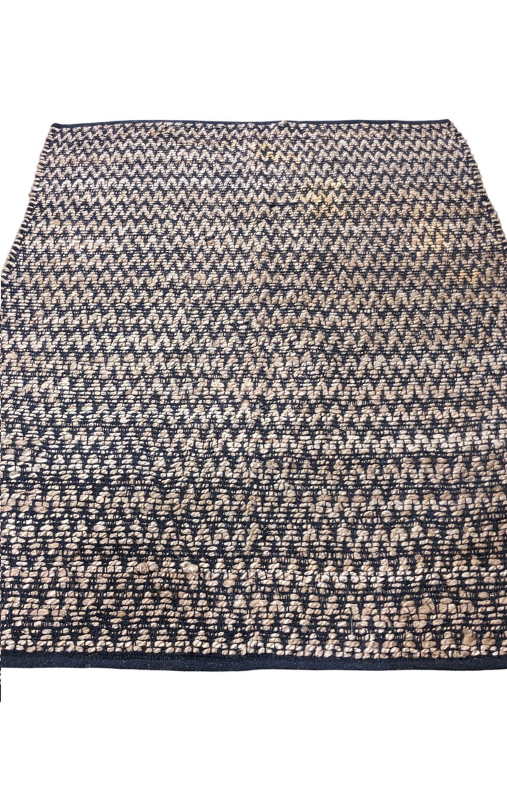 Flatweave Natural Jute Rug - Size: 5.5 x 3.11