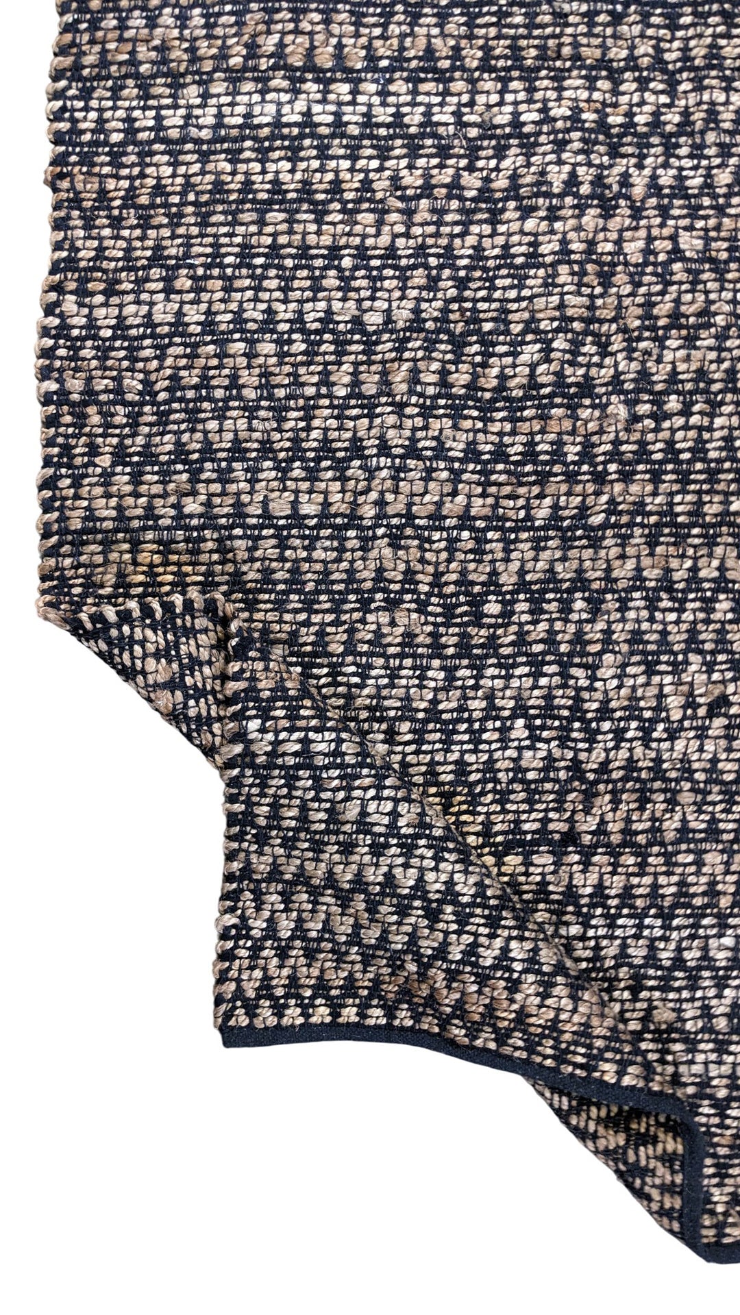 Flatweave Natural Jute Rug - Size: 5.5 x 3.11