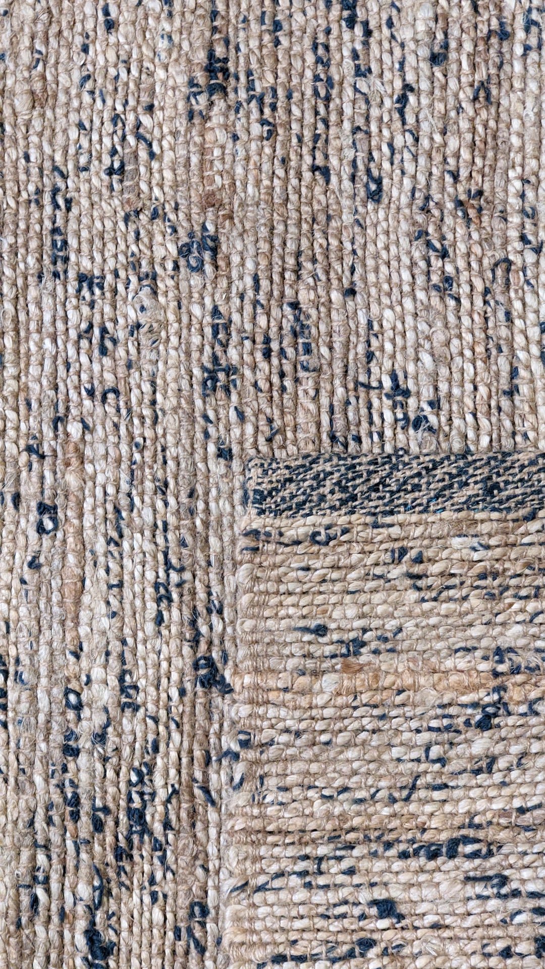Flatweave Natural Jute Rug - Size: 6.7 x 4.4