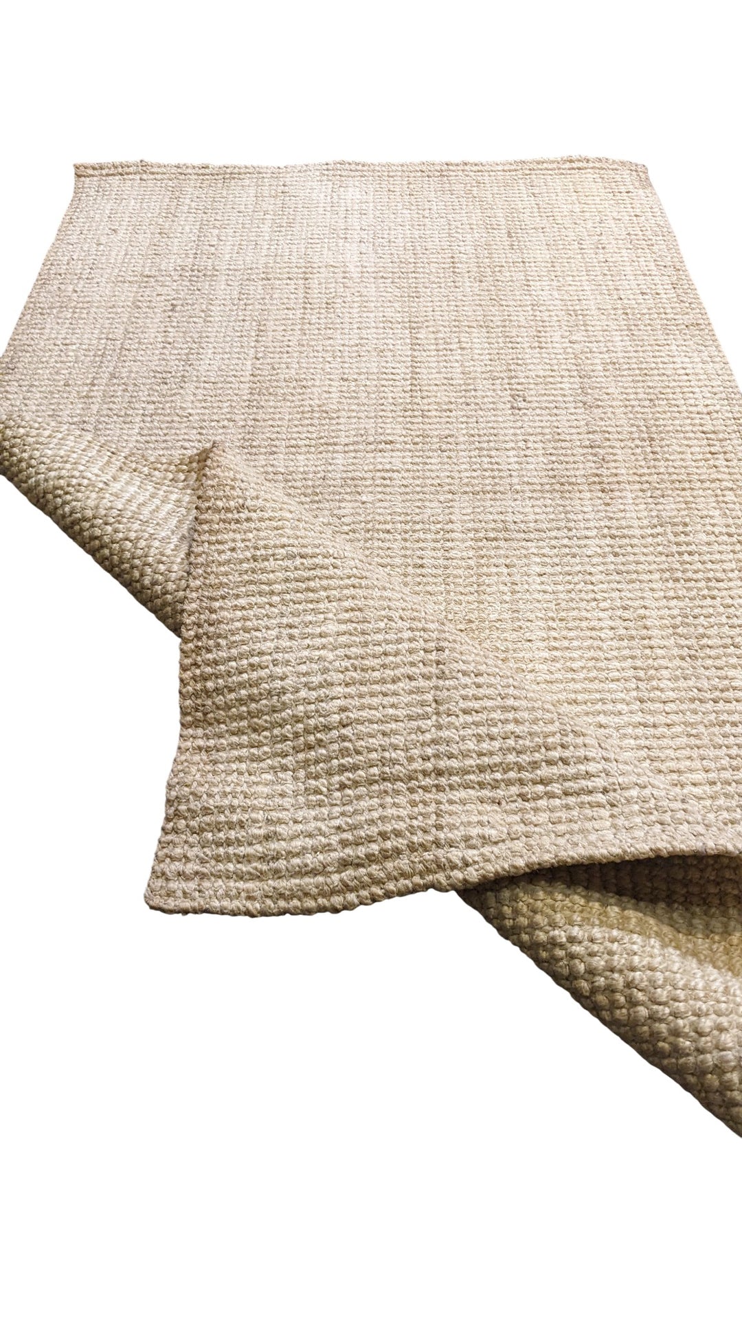 Chunky Natural Jute Runner - Size: 4.8 x 2.6