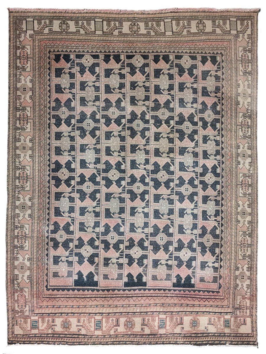 Baluchi Overdyed Tribal Rug - Size: 9.2 x 6.8