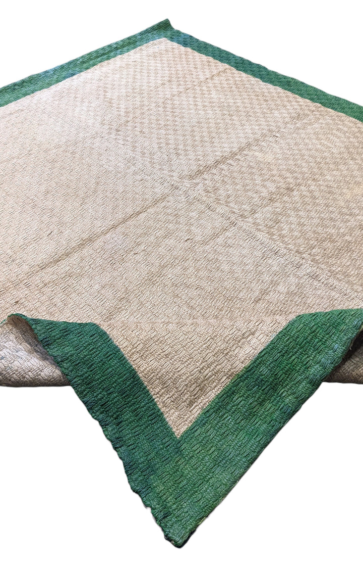 Flatweave Natural Jute Rug - Size: 5.2 x 4.6