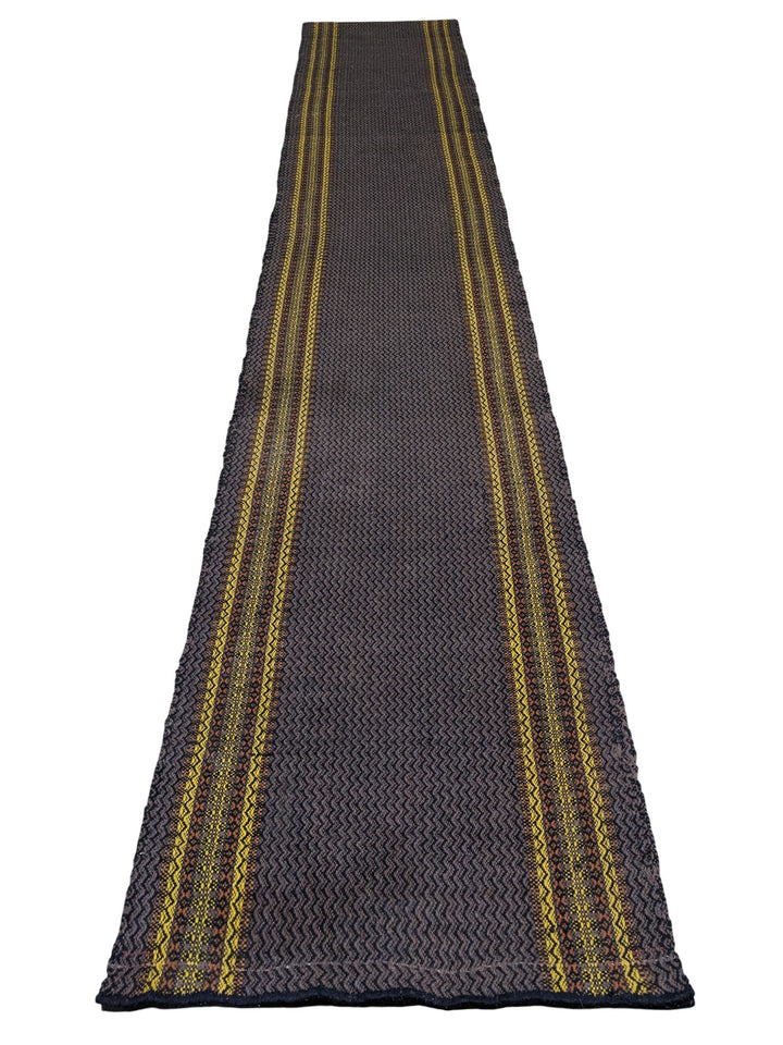 Cotton Modern Flatweave Rug - Size: 26 x 2.7