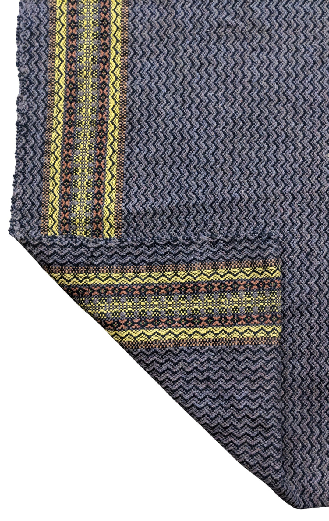 Cotton Modern Flatweave Rug - Size: 26 x 2.7