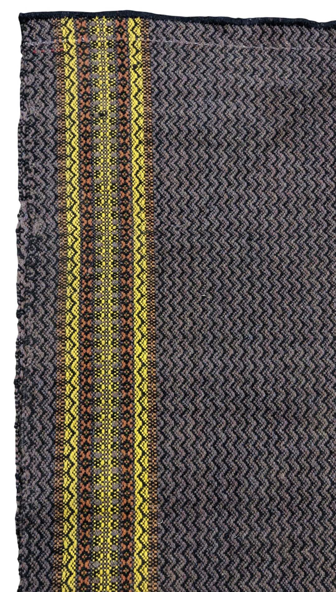 Cotton Modern Flatweave Rug - Size: 26 x 2.7