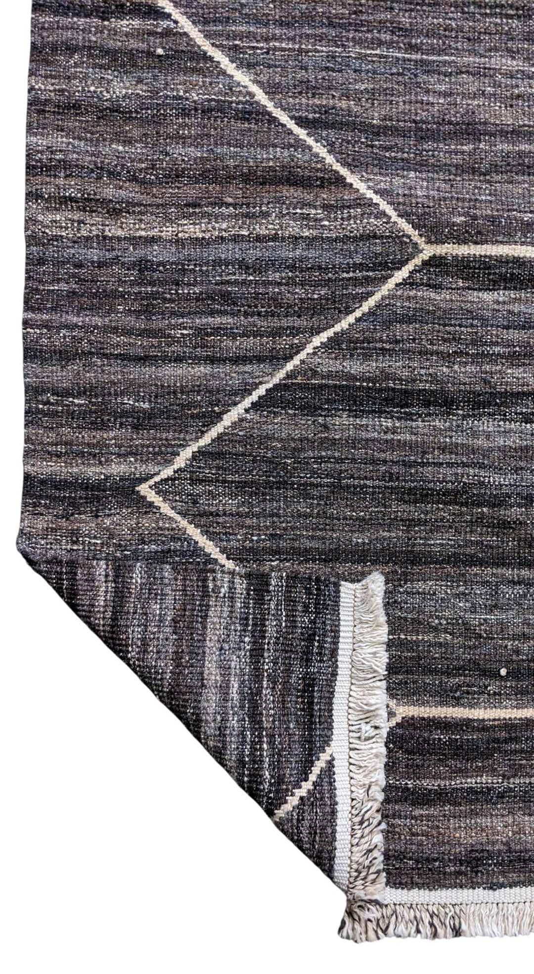 Moroccan Flatweave Rug - Size: 10.7 x 8.2